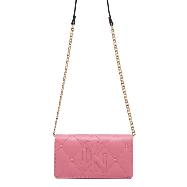 Túi Đeo Chéo Nữ Lyn Botsy Wallets On Chain LL23FWF026 Màu Hồng