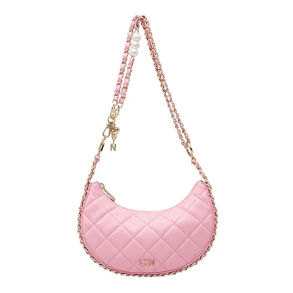 Túi Đeo Chéo Nữ Lyn Luca Crossbody Bags LL23SBF304 Màu Hồng