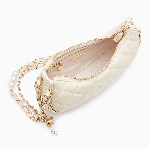 Túi Đeo Chéo Nữ Lyn Luca Crossbody Bags LL23SBF304 Màu Trắng Kem