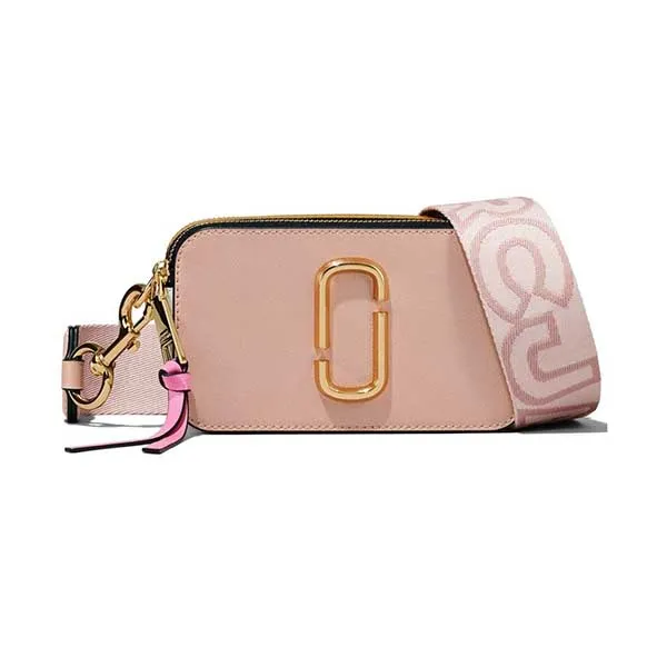 Túi Đeo Chéo Nữ Marc Jacobs The Color Block Snapshot Crossbody Bag In Rose Multi Màu Hồng Nâu
