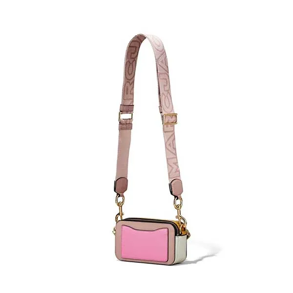 Túi Đeo Chéo Nữ Marc Jacobs The Color Block Snapshot Crossbody Bag In Rose Multi Màu Hồng Nâu