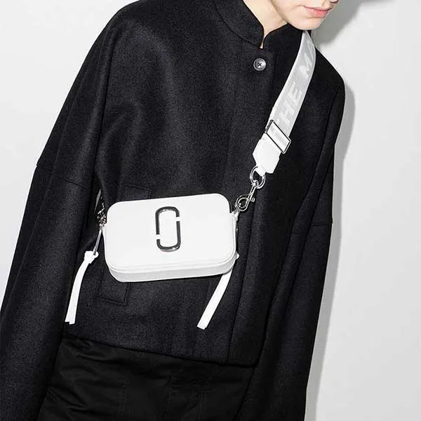 Túi Đeo Chéo Nữ Marc Jacobs The Snapshot Shoulder Bag Màu Trắng - Túi xách - Vua Hàng Hiệu