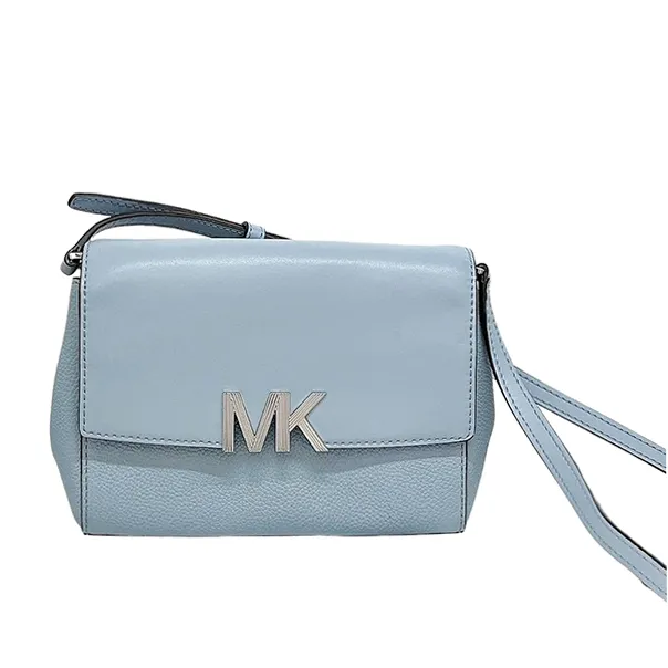 Túi Đeo Chéo Nữ Michael Kors MK Montgomery Crossbody Bag Màu Xanh Baby