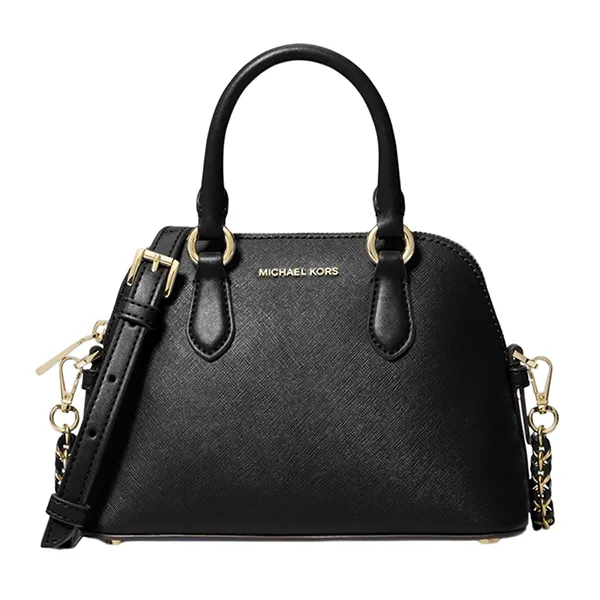 Túi Đeo Chéo Nữ Michael Kors MK Veronica Extra-Small Logo Crossbody Bag 32S3G6VC0L Màu Đen