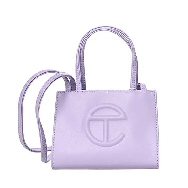 Túi Đeo Chéo Nữ Telfar Small Lavender Shopping Bag Màu Tím