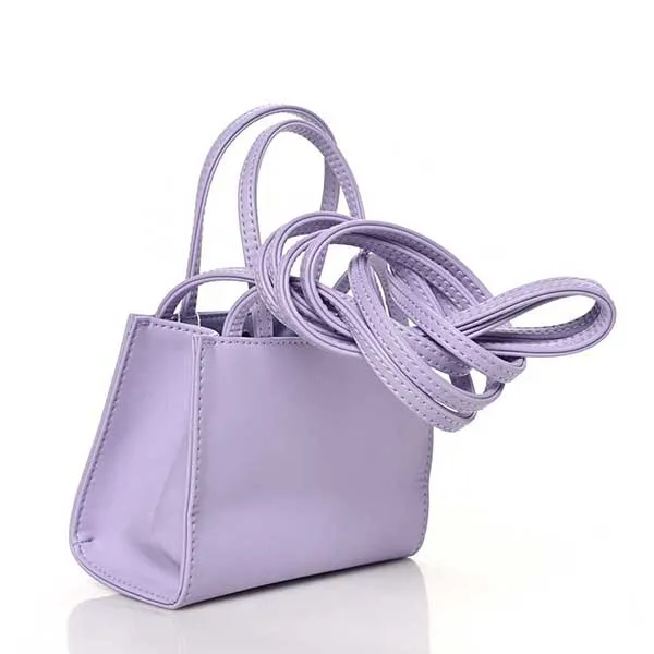 Túi Đeo Chéo Nữ Telfar Small Lavender Shopping Bag Màu Tím