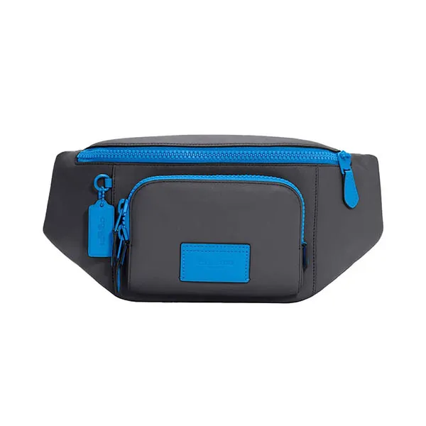 Túi Đeo Hông Nam Coach Track Belt Bag C5301 Màu Xanh Xám - Túi xách - Vua Hàng Hiệu