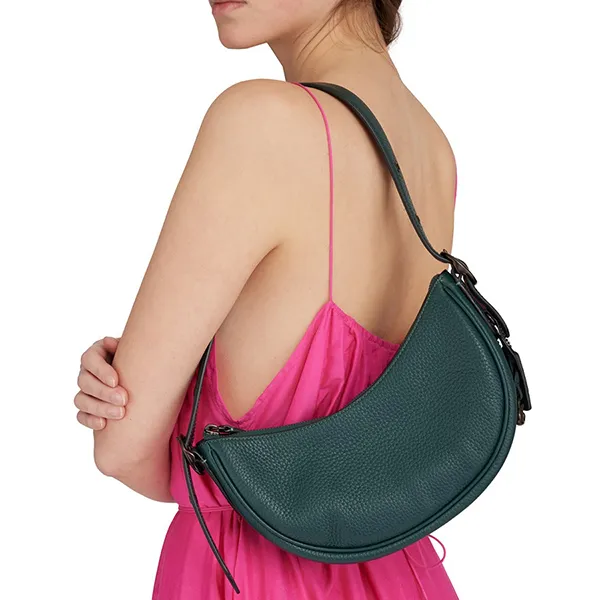 Túi Đeo Vai Nữ Coach Luna Shoulder Bag Màu Xanh Green