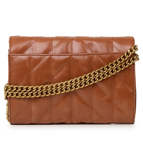 Túi Đeo Vai Nữ Karl Lagerfeld Paris Lafayette Flap Crossbody Màu Nâu