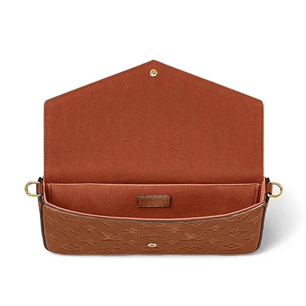 Túi Đeo Vai Nữ Louis Vuitton LV Félicie Pochette M81531 Màu Nâu