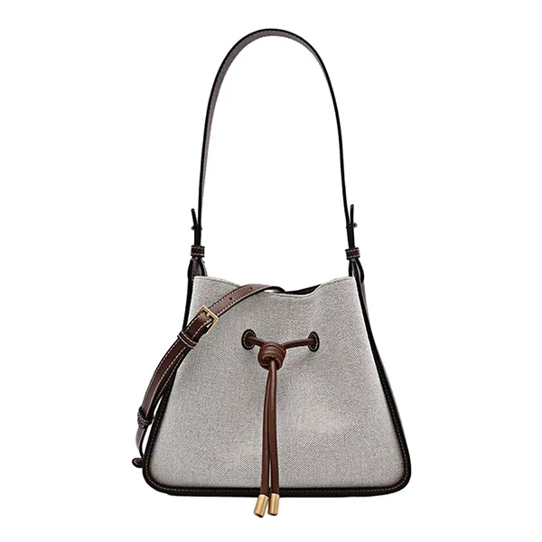 Túi Đeo Vai Nữ Pedro Bucket Bag Multi 15210015 Màu Nâu Ghi