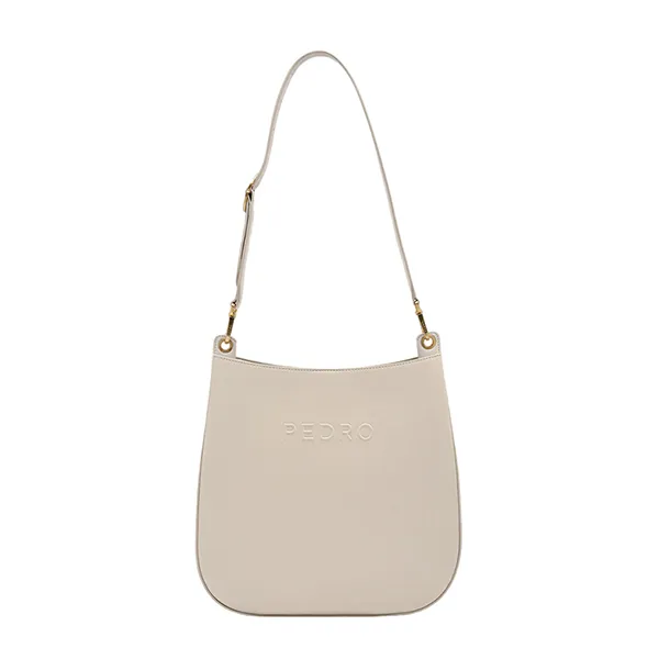 Túi Đeo Vai Nữ Pedro Curved Hobo Bag – Chalk Màu Trắng Kem