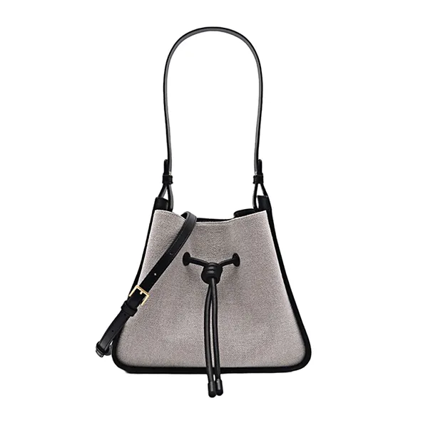 Túi Đeo Vai Nữ Pedro Linen Bucket Bag Multi2 15210015 Màu Đen Xám