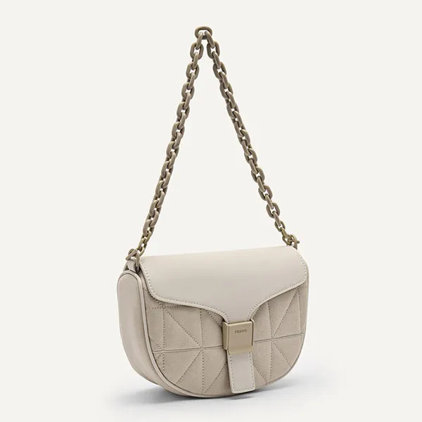 Túi Đeo Vai Nữ Pedro Twill Handbag Multi 56390031 Màu Trắng Kem