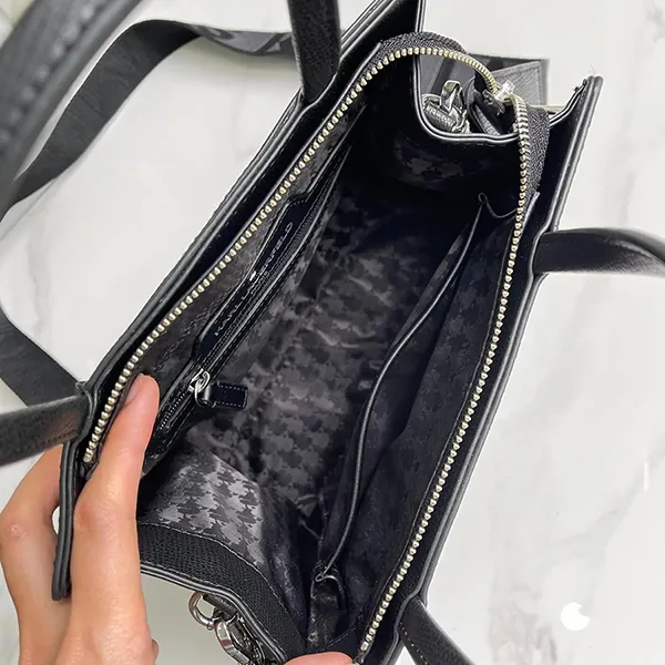 Túi Tote Nữ Karl Lagerfeld Maybelle Satchel Handbag Màu Đen - Túi xách - Vua Hàng Hiệu