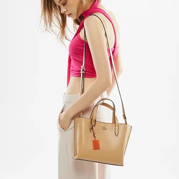 Túi Tote Nữ Lyn Colorist M Tote Bags LL23FBS049 Màu Beige