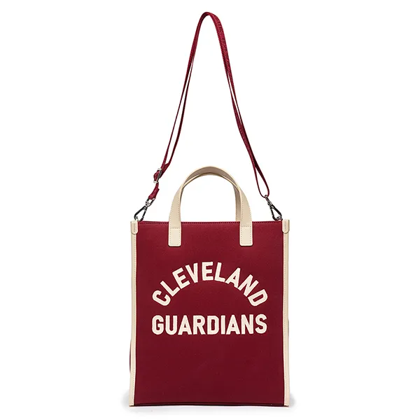 Túi Tote Trẻ Em MLB Kids Basic Varsity Tote Bag Cleveland Indians 7ACRBV13N-45WID Màu Đỏ