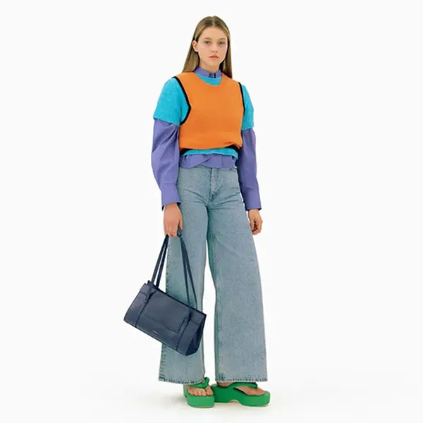 Túi Xách Nữ Find Kapoor Marty 33 FBMT33CR0NV Màu Xanh Navy