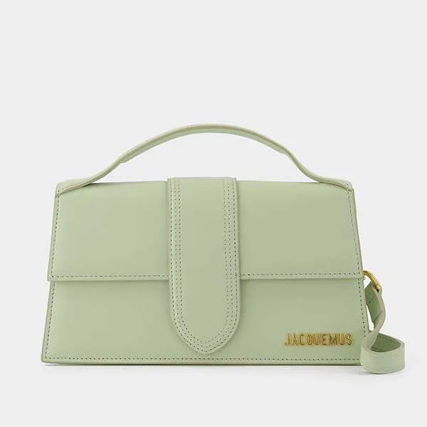 Túi Xách Nữ Jacquemus Le Grand Bambino Bag In Green Leather Màu Xanh Mint Size 18 - Túi xách - Vua Hàng Hiệu