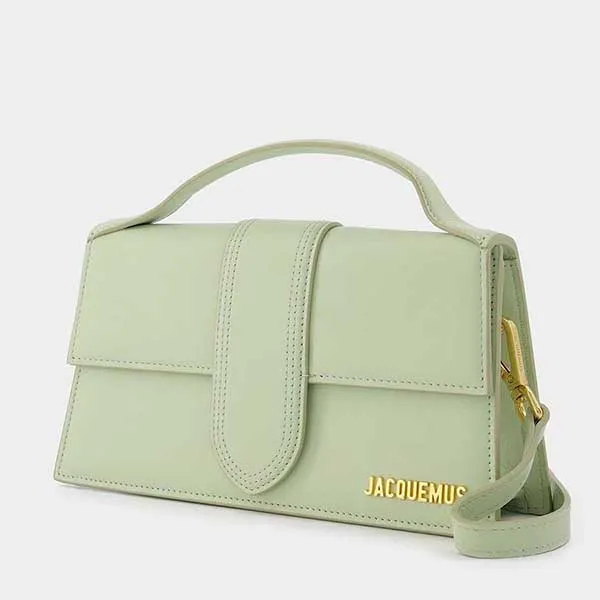 Túi Xách Nữ Jacquemus Le Grand Bambino Bag In Green Leather Màu Xanh Mint Size 18 - Túi xách - Vua Hàng Hiệu