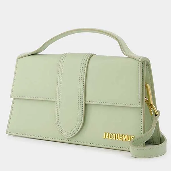 Túi Xách Nữ Jacquemus Le Grand Bambino Bag In Green Leather Màu Xanh Mint Size 23 - Túi xách - Vua Hàng Hiệu