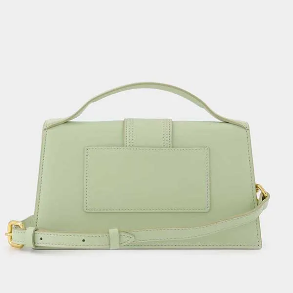 Túi Xách Nữ Jacquemus Le Grand Bambino Bag In Green Leather Màu Xanh Mint Size 18 - Túi xách - Vua Hàng Hiệu