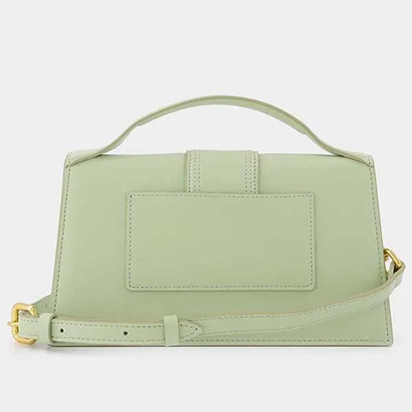 Túi Xách Nữ Jacquemus Le Grand Bambino Bag In Green Leather Màu Xanh Mint Size 23 - Túi xách - Vua Hàng Hiệu