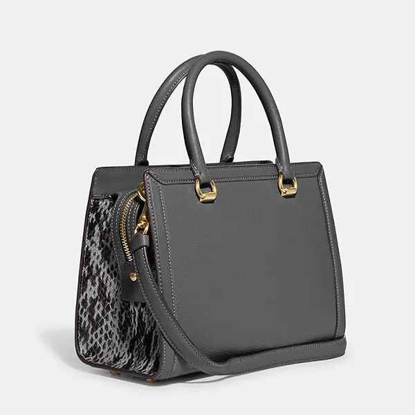Túi Xách Tay Nữ Coach Grace Carryall CE606 Màu Xám Đậm T-NH