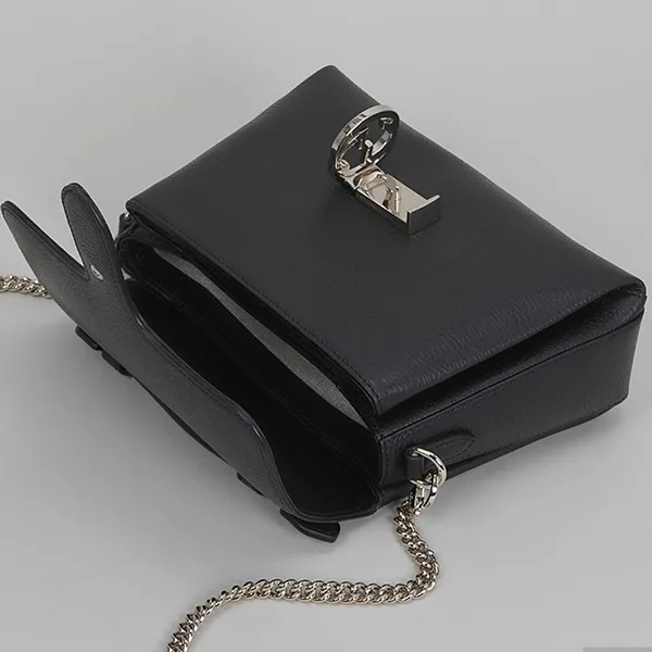 Túi Xách Tay Nữ Gucci GG Interlocking Top Handle 510302 CAO0G 1000 Màu Đen