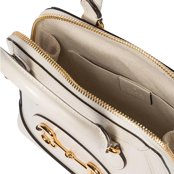 Túi Xách Tay Nữ Gucci Horsebit 1955 Tote Ivory Màu Trắng Ngà - Túi xách - Vua Hàng Hiệu