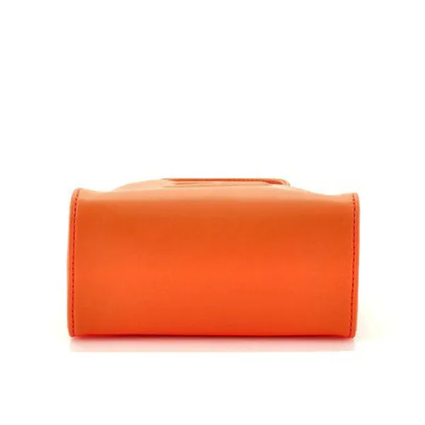 Túi Xách Tay Nữ Telfar Shopping Tote Faux Leather Small Orange Màu Cam