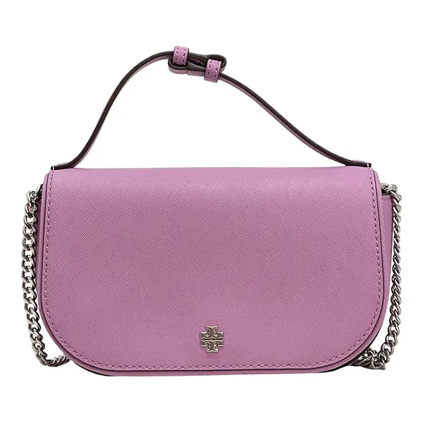 Túi Xách Tay Nữ Tory Burch Emerson Top Handle Crossbody Màu Tím