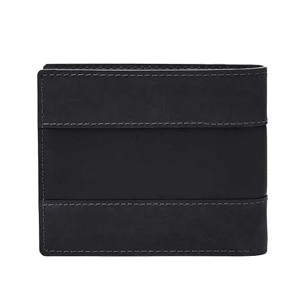 Ví Da Nam Fossil Everett Everett Bifold With Flip ID ML4397406 Màu Đen - Túi xách - Vua Hàng Hiệu