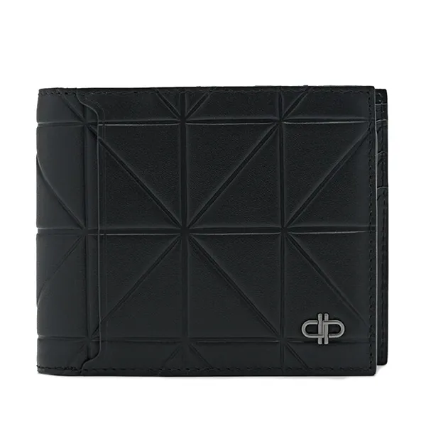 Ví Nam Pedro Icon Leather Bi-Fold Wallet in Pixel Black PM4-16500073-2 Màu Đen