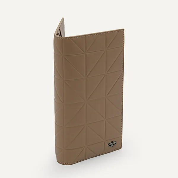Ví Nam Pedro Icon Leather Long Wallet in Pixel Taupe 16500070-2 Màu Nâu - Túi xách - Vua Hàng Hiệu