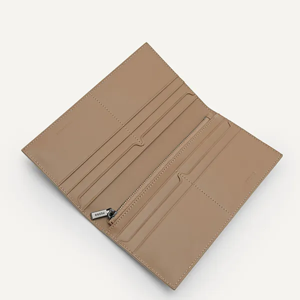 Ví Nam Pedro Icon Leather Long Wallet in Pixel Taupe 16500070-2 Màu Nâu - Túi xách - Vua Hàng Hiệu
