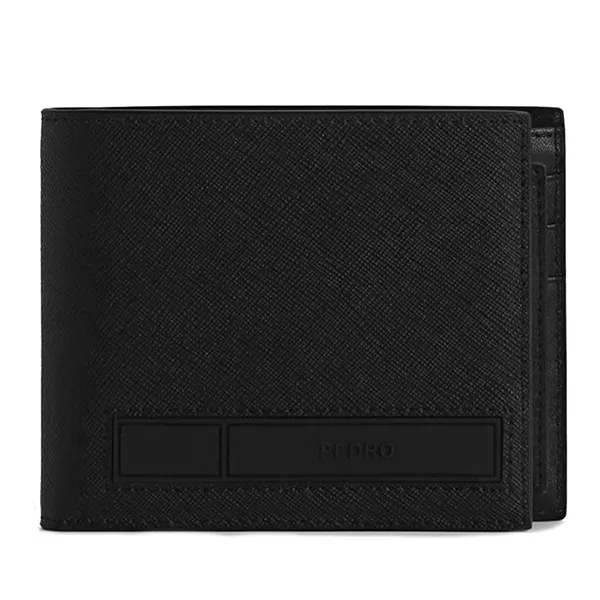 Ví Nam Pedro Textured Leather Wallet with Insert (RFID) – Black PM4-16500058 Màu Đen