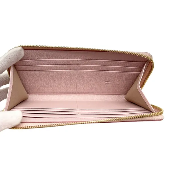 Ví Nữ MCM Leather Wallet Màu Hồng