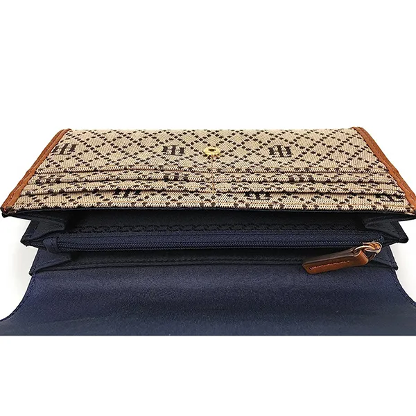 Ví Nữ Tommy Hilfiger TH Logo Signature Wallet - Brown Màu Nâu - Túi xách - Vua Hàng Hiệu