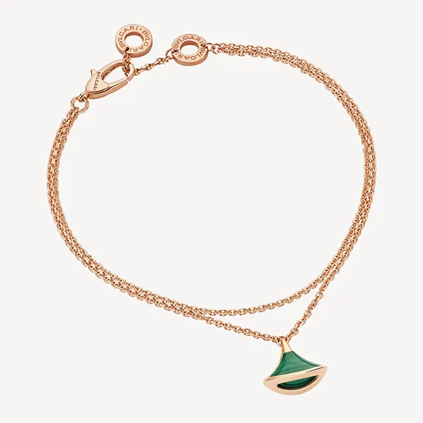 Vòng Đeo Tay Nữ Jewery Luxury Divas' Dream Bracelet 358354 Màu Vàng Hồng Phối Xanh - Trang sức - Vua Hàng Hiệu