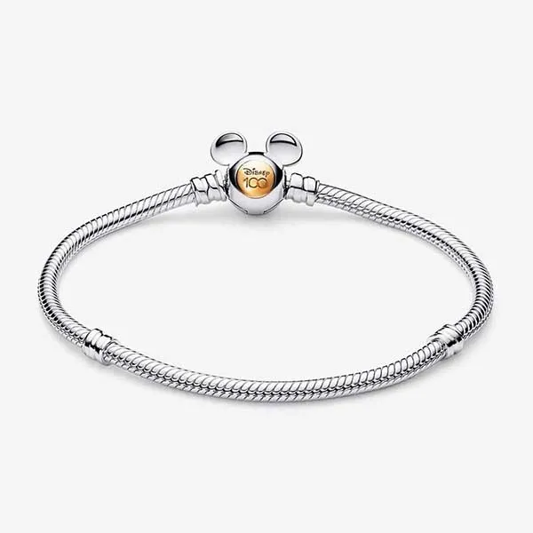 Vòng Đeo Tay Nữ Pandora 592514C00-18 Disney 100th Anniversary Moments Snake Chain Bracelet Màu Bạc Size 18 - Trang sức - Vua Hàng Hiệu