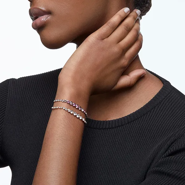 Vòng Đeo Tay Nữ Swarovski Emily Tennis Bracelet Jewelry 5556918 Phối Màu