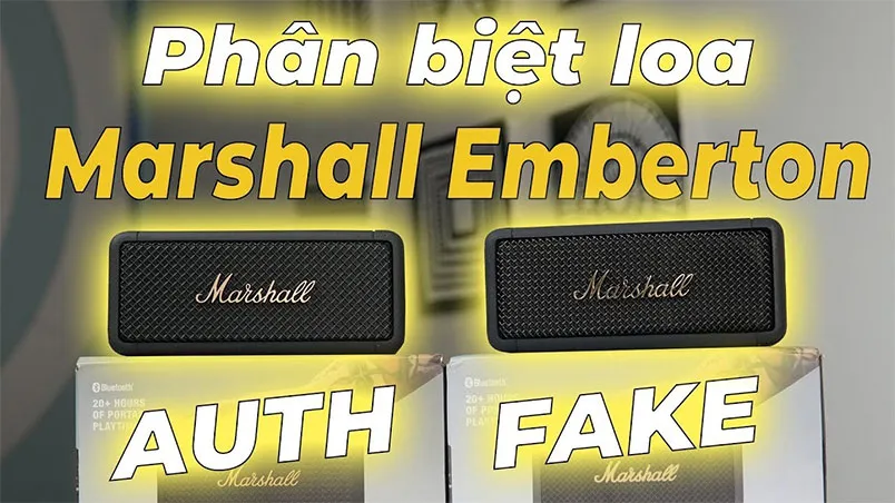 7 cách phân biệt loa Marshall thật giả đơn giản, chính xác nhất  - 1
