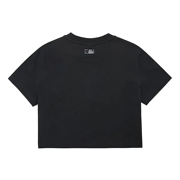 Áo Croptop Nữ MLB Basic Short Sleeve T-Shirt New York Yankees 3FTS11023-50BKS Màu Đen Size S