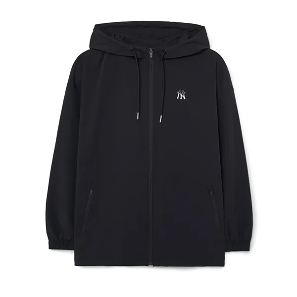 Áo Khoác Gió Nữ MLB A-Line Athleisure New York Yankees 3FWJB2134-50BKS Màu Đen