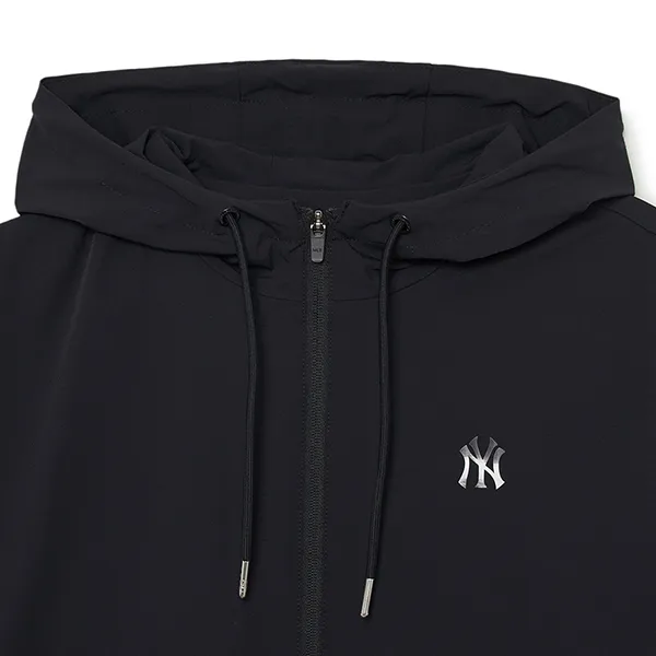 Áo Khoác Gió Nữ MLB A-Line Athleisure New York Yankees 3FWJB2134-50BKS Màu Đen