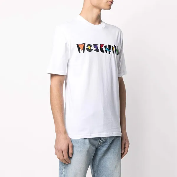 Áo Phông Moschino T-Shirt J070305401001 Màu Trắng Size XXS