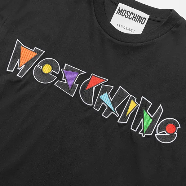 Áo Phông Moschino T-Shirt S74GD1092S23009100 Màu Đen Size XS - Thời trang - Vua Hàng Hiệu