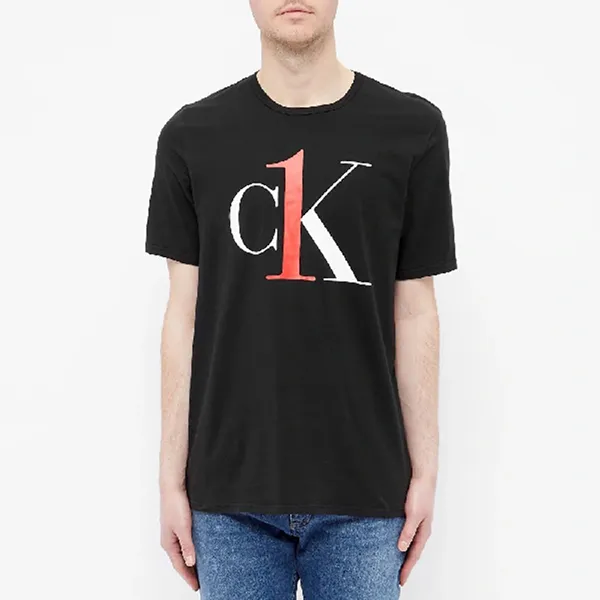 Áo Phông Nam Calvin Klein CK One Large Logo Crew Neck Lounge Màu Đen Size M - Thời trang - Vua Hàng Hiệu