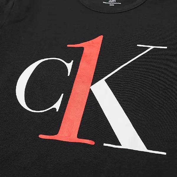 Áo Phông Nam Calvin Klein CK One Large Logo Crew Neck Lounge Màu Đen Size M - Thời trang - Vua Hàng Hiệu